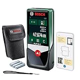Bosch Laserentfernungsmesser PLR 50 C (Distanz bis 50m präzise messen, Touch-Display,...