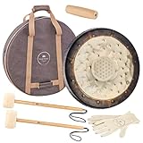 Sonic Energy 24 Zoll Soundscape Gong – Flower of Life, 64 Hz, Ton C2 – Für Meditation, Yoga,...