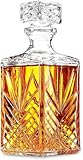 Bormioli Rocco Whisky Karaffe Selecta (Farbe klar, Dekanter 1000 ml, spülmaschinenfest, Glaskaraffe...