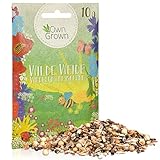 Wilde Weide: 10g Premium Wildblumensamen Mischung mehrjährig und einjährig - Insektenfreundliche...