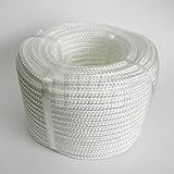 HKB ® 20 m x 4mm -- POLYPROPYLEN SEIL PP Seil Polypropylenseil WEISS Festmacher Flechtleine Tauwerk...