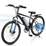 Finbike E Bike für Erwachsene, 26 Zoll Elektrofahrräder 250W Motor Electric Bicycle mit 36V 10.4Ah...