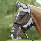 BUSSE everline Fliegenmaske FLY COVER FRANSEN Warmblut, grau/schwarz