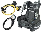 CRESSI Start Tauchset – DIN M – Mit XS2 AC2 Regler, Start Tarierjacket und Mini-Manometer –...