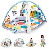 Baby Einstein, 4 in 1 Kickin' Tunes Spieldecke mit 70+ Geräuschen, 25+ Minuten Musik, Erlebnisdecke...