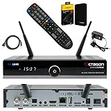 Octagon SF8008 Supreme UHD 4K PVR H.265 E2 Linux Dual WiFi 2X DVB-S2X Twin Receiver inkl. 1TB USB...