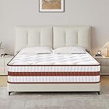 Taschenfederkernmatratze 90x190 cm Höhe 23cm, 7-Zonen Komfort Matratze H3 Härtegrad,...