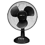 Clatronic® Ventilator mit Schwenkfunktion | Ventilator leise 3 Stufen | Ø 30 cm | Tischventilator...