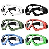 Zyiphor 6 Stücke Schutzbrille Kinder, Fahrradbrille Winddichte Schutzbrillen für Kinder und...
