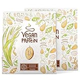 Vegan Protein - SCHOKOLADE - Pflanzliches Proteinpulver mit Reis-, Soja-, Erbsen-, Chia-,...