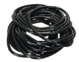 Flexible-Kabelspirale Spiralschlauch Wickelschlauch - Bündelbereich Ø 6-60 mm Länge 10 m SCHWARZ