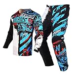 Willbros Jugend Jersey Hose Combo Kinder MX Motocross Getriebesatz Kinder Rennanzug Offroad MTB ATV...