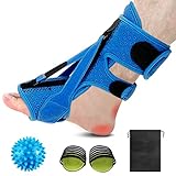 Tbusingoto Plantarfasciitis Nachtschiene, Plantar Fasciitis Relief Brace 3 Verstellbare Riemen...