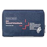 Holthaus Medical mini Motorrad Verbandtasche Erste-Hilfe-Tasche Notfall 17x10x3,5cm, inkl. DIN 13...