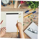 WEKADRIN Notizblöcke mit Abreißbar Moderate Papierstärke Handliches Schreibheft für Büro Schule...