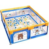 Laufgitter 200x180 cm Baby faltbar Babyabsperrgitter Spielgitter Krabbelgitter Kinderschutzgitter...