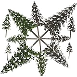VALICLUD 12 Stück Teiliges Miniatur Bäume Modellset aus Langlebigem Material für Mikro Landschaft...