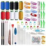 125 Stück Nähset Grundausstattung Sewing Kit mit Umfangreichem Nähzubehör und Nähgarn inklusive...