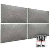 MOLLIS Wandpaneele - Schaumstoff Wandkissen 60x30 cm – Einfache Montage ohne Bohren - Reduziert...