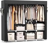 Vicye Kleiderschrank, Faltschrank,170*45*167 cm, Stoffschrank mit kleiderstange stabil, mit...