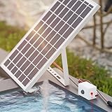 Bebykilemi Solarwasser 12 V tauchfähig mit Solarpanel für Teichbrunnen Aquarium Aquarium Outdoor...