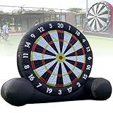 Dartscheibe Aufblasbares Fußball Ziel Dartboard Aufblasbarer Fußball-Dart-Fußball-Rückenspiel...