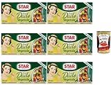 STAR Il Mio Dado Vegetale Gemüsebrühe Würfel 6x100g (60 Bouillonwürfel) ohne Gluten Laktose...