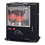 ZIBRO RS-220, Tragbarer mechanischer Heizstrahler, japanische Spitzenqualität, heizt bis zu 35...