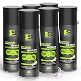 6 x 400ml Spraytive Power Druckluftspray/Druckluftreiniger: Mit 10cm + 50cm Sprühverlängerung -...