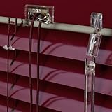 WR-Design Alu Jalousie Bordeaux weinrot - Breite 50 bis 240 cm - Höhe 160/220 cm - Tür Fenster...