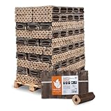 HEIZFUXX Holzbriketts Pinikay Hartholz Octagon 10kg x 96 Gebinde 960kg / 1 Palette Hartholzbriketts...