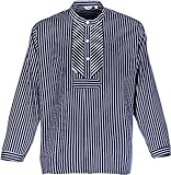 modAS Unisex Fischerhemd Finkenwerder 'H. Mück' - Hemd Seemann Skipper Fischer-Hemd aus Baumwolle...