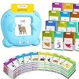 AHJ Sprechende Lernkarten Italienisch, Kinder Lernkarten Italienisch mit 255 Blätter 510 Wörter,...