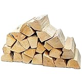 Flameup Brennholz Buche, Kaminholz mit Rinde, Buchenholz, Feuerholz für Ofen, Kamin, Kaminofen,...