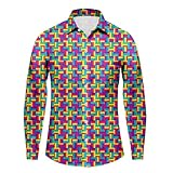 FaschingskostüMe MäNner 80Er Hemd-Karnevals Hemd Herren Herren-Hemd Mit Fashion Carnival-Print In...