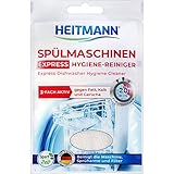 HEITMANN Express Spülmaschinen-Hygiene-Reiniger: Dreifach-aktiv-Formel gegen Fett, Kalk und...