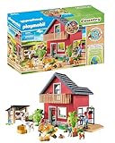 PLAYMOBIL Country 71248 Bauernhaus mit Wohn- und Schlafbereichen, inkl. Stall und Zubehör, ab 4...