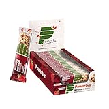 Powerbar Natural Energy Cereal Strawberry & Cranberry 18x40g - Veganer Kohlenhydrat Energie Riegel +...