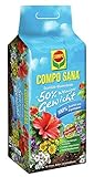 COMPO SANA Qualitäts-Blumenerde, Ca. 50% weniger Gewicht, 12 Wochen Dünger, Kultursubstrat, 60...
