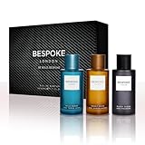 BESPOKE LONDON Premium-Herrenparfüm-Geschenkset, Schwarzes Wildleder, Wildkräuter, süße...