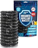 Active Era Mückenschutz Armband (12 Stk), Mückenabwehr Outdoor, Camping - Mückenarmband für...