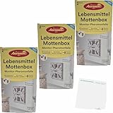 usy Bundle für Aeroxon Lebensmittel Mottenbox Monitor-Pheromonfalle 3er Pack (3x50g 2 Stück...