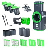 Nicer Dicer Electro Gemüseschneider Deluxe Set 32 tlg, elektrische Gemüsehobel für Würfel,...