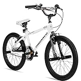 Bergsteiger Monaco 20 Zoll BMX, Kinderfahrrad, geeignet für 6, 7, 8, 9 Jahre, Freestyle, 4 Stahl...