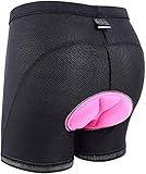 Sportneer Radlerhose Damen Rad Shorts für Frauen 3D Gepolstert Frauen Fahrradhose Damen Fahrrad...