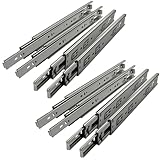 SOTECH 4 Paar (8 Stück) Vollauszüge KV1-45-H45-L550-NF 550 mm (eingeschoben) Teleskopauszug...