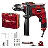 Einhell Schlagbohrmaschinen-Set TC-ID 1000 E Kit +64 (1010 W, Drehzahl-Elektronik, 13...