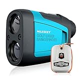 MiLESEEY Laser Golf Entfernungsmesser 600M mit Slope, ± 0,5m Genauigkeit, Flaggensperre, Scan...