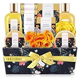 Spa Geschenk Set, Bad Sets Geschenk für Frauen Männer 12pcs Tahiti Insel Bad Korb Geschenke Sets...