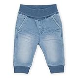sigikid Baby Jeans mit Schlupfbund zum Umschlagen und Beinbündchen aus elastischem Ripp - Softe...